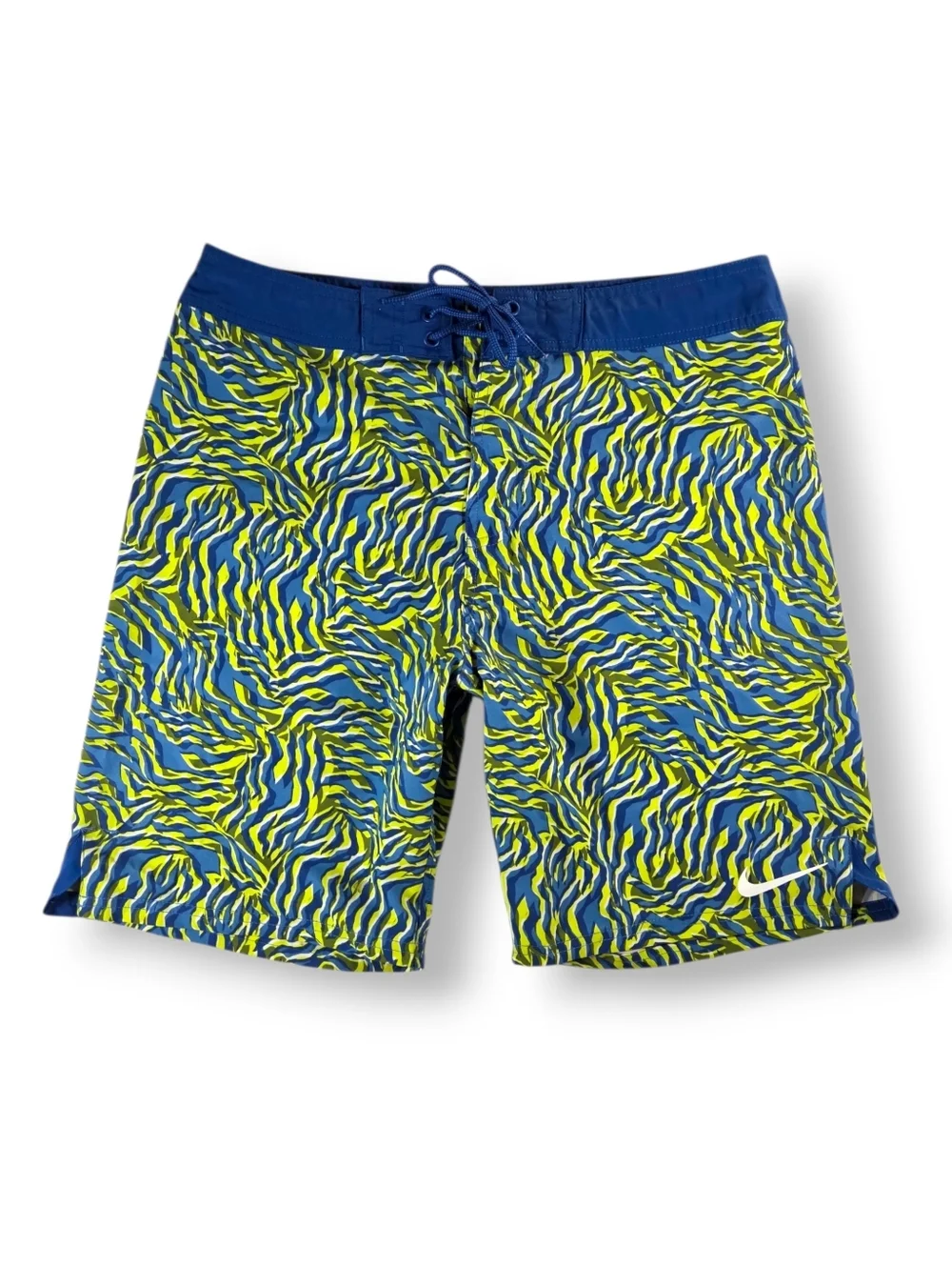 NIKE Swim Volley Board Shorts Swim Trunks Mens Size 32 Blue Green